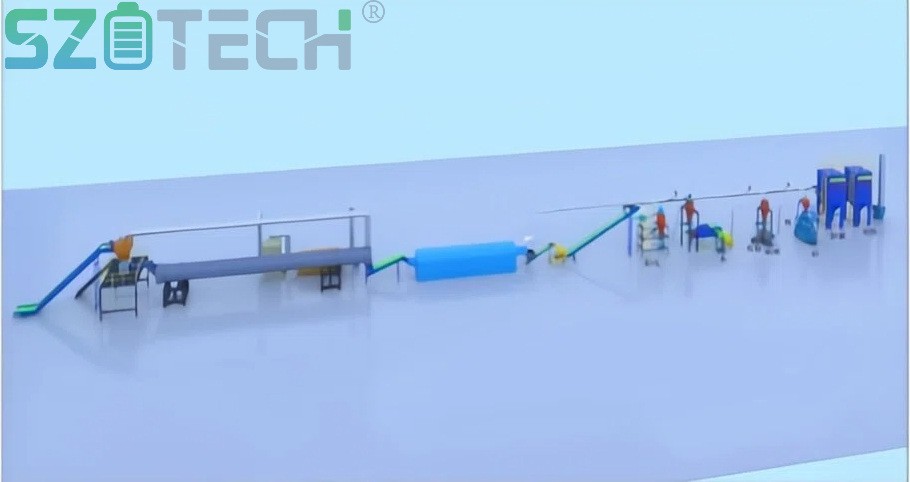 Recycler Lithium Ion Battery Recycling Line high quality